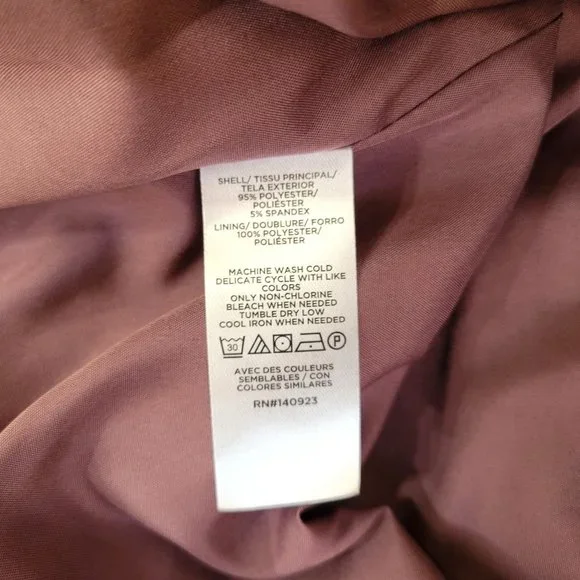 Loft Mauve Velvet  Utility Jacket with Drawstring Waist - Picture 5 of 6